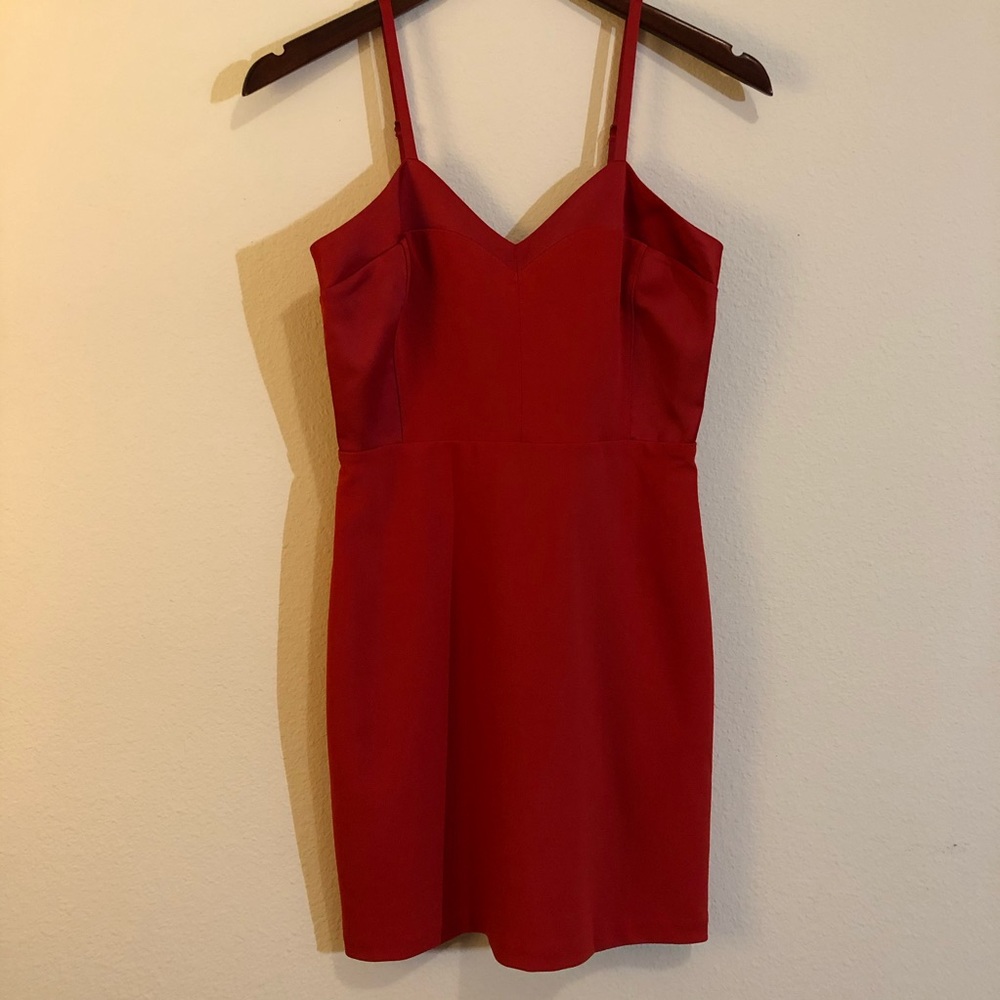 Red dress